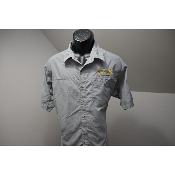 Mountain HardWear Shirt Sweet Water Brewing High Country Gray Mens Size Large - Picture 2 of 9